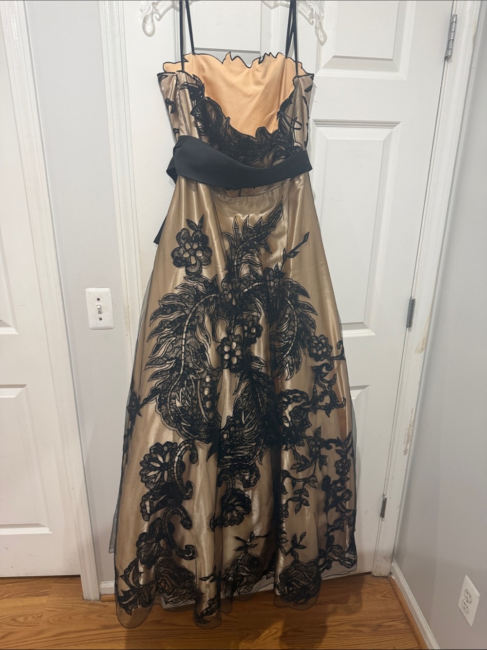 Terani Couture Gold and Black Embroidered Ball Gown (price is negotiable) - Picture 4 of 5